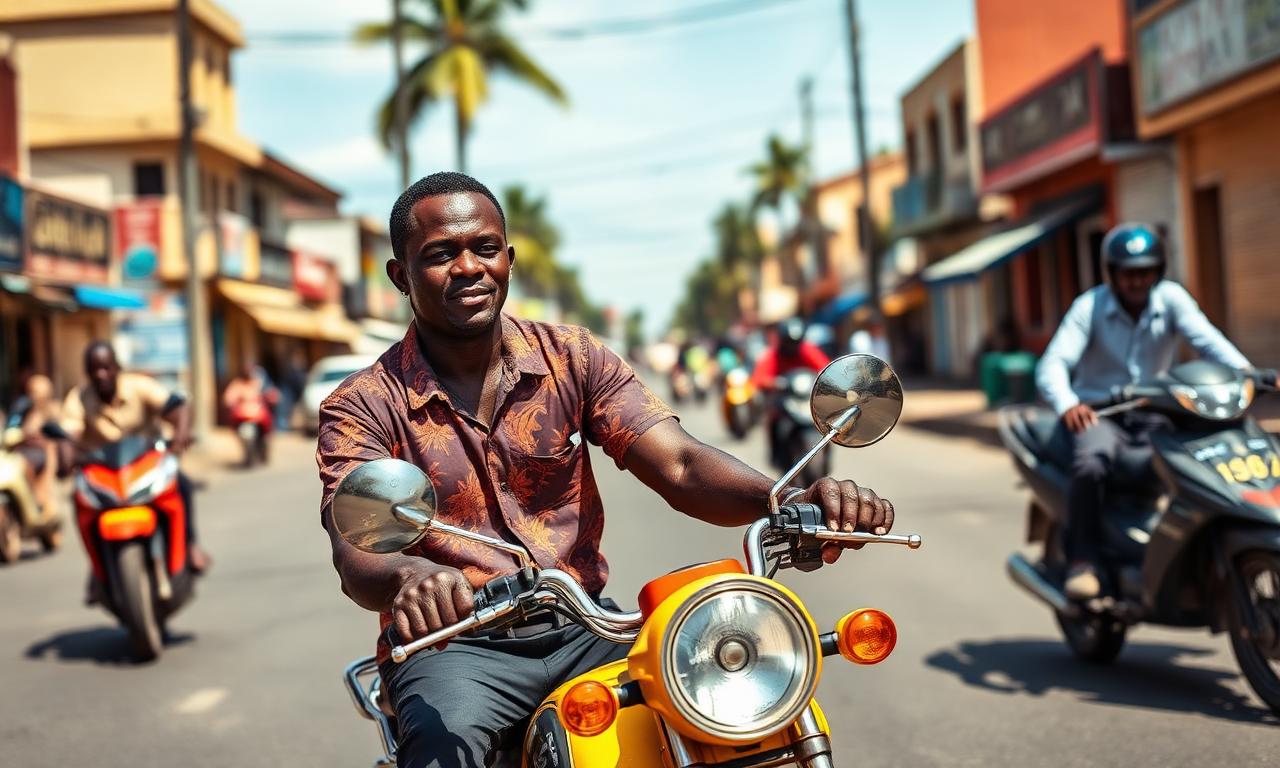 Taxi-moto · Bissau