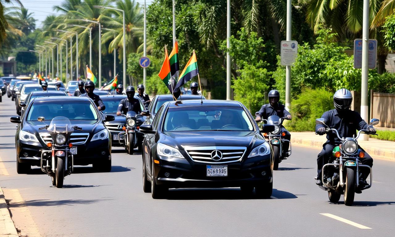 Cortège de réunion officielle